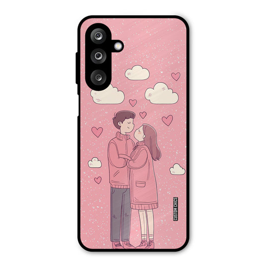 Cute Couple Together Samsung Galaxy M36 Mobile Back Cover - Cute PrintShield Case