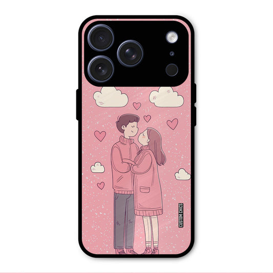 Cute Couple Together iPhone 17 Pro Max Mobile Back Cover - Cute PrintShield Case