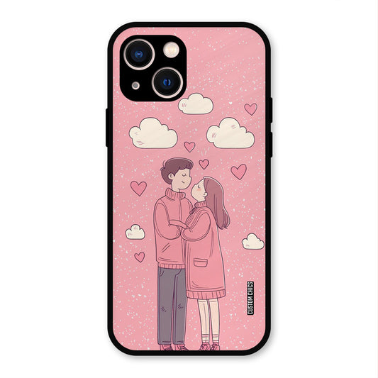 Cute Couple Together iPhone 13 Mobile Back Cover - Cute PrintShield Case