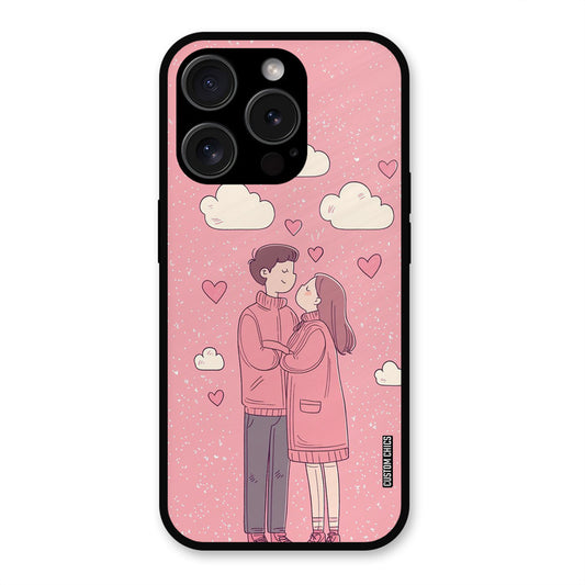 Cute Couple Together iPhone 15 Pro Max Mobile Back Cover - Cute PrintShield Case