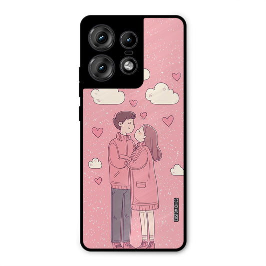 Cute Couple Together Motorola Edge 50 Pro Mobile Back Cover - Cute PrintShield Case