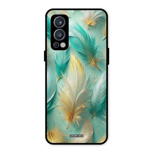 Cute Feather OnePlus Nord 2 5G Mobile Back Cover - Aesthetic PrintShield Case