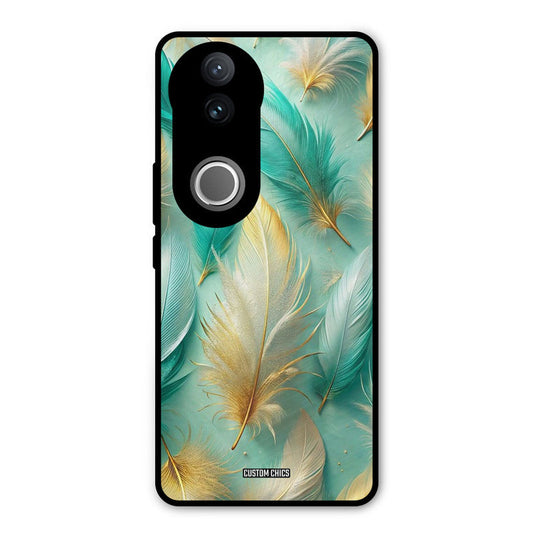 Cute Feather iQOO Z10R Mobile Back Cover - Aesthetic PrintShield Case