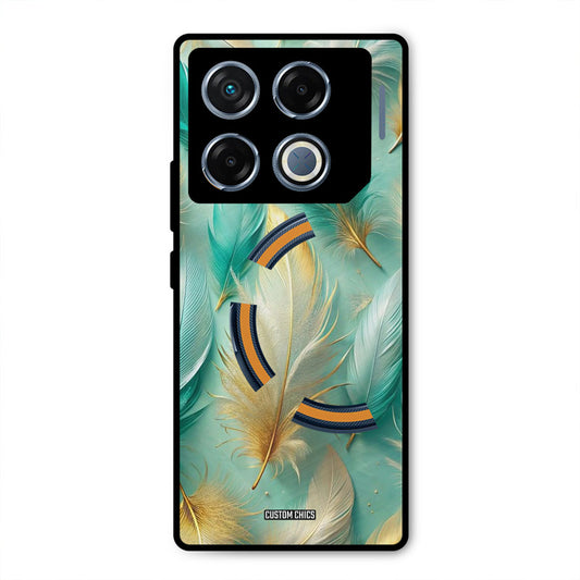 Cute Feather Infinix GT 20 Pro Mobile Back Cover - Aesthetic PrintShield Case