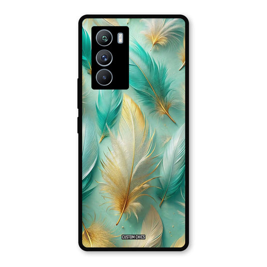 Cute Feather iQOO 9SE Mobile Back Cover - Aesthetic PrintShield Case