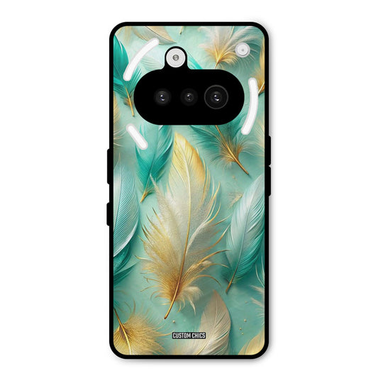 Cute Feather Nothing Phone 3A Mobile Back Cover - Aesthetic PrintShield Case