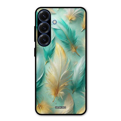 Cute Feather Samsung Galaxy S25 Mobile Back Cover - Aesthetic PrintShield Case