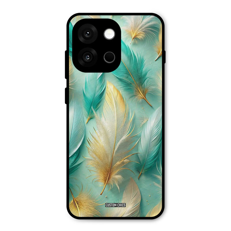 Cute Feather Oneplus 13s Mobile Back Cover - Aesthetic PrintShield Case