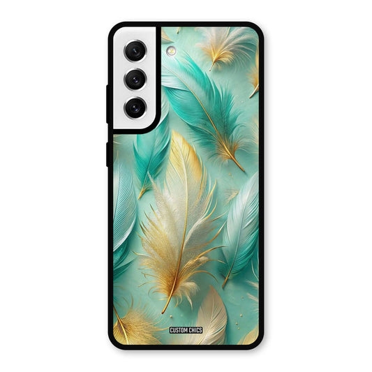 Cute Feather Samsung Galaxy S21 FE 5G Mobile Back Cover - Aesthetic PrintShield Case