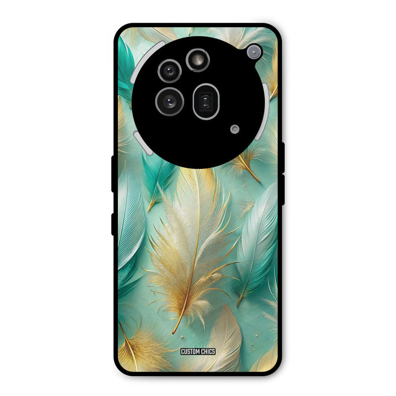 Cute Feather Nothing Phone 3A Pro Mobile Back Cover - Aesthetic PrintShield Case