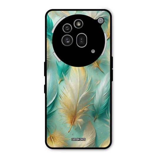 Cute Feather Nothing Phone 3A Pro Mobile Back Cover - Aesthetic PrintShield Case