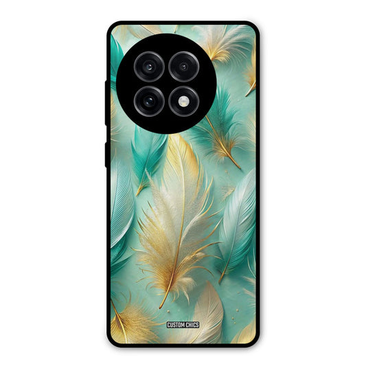 Cute Feather OnePlus 13R Mobile Back Cover - Aesthetic PrintShield Case