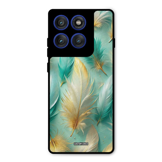 Cute Feather Motorola Edge 60 Pro Mobile Back Cover - Aesthetic PrintShield Case