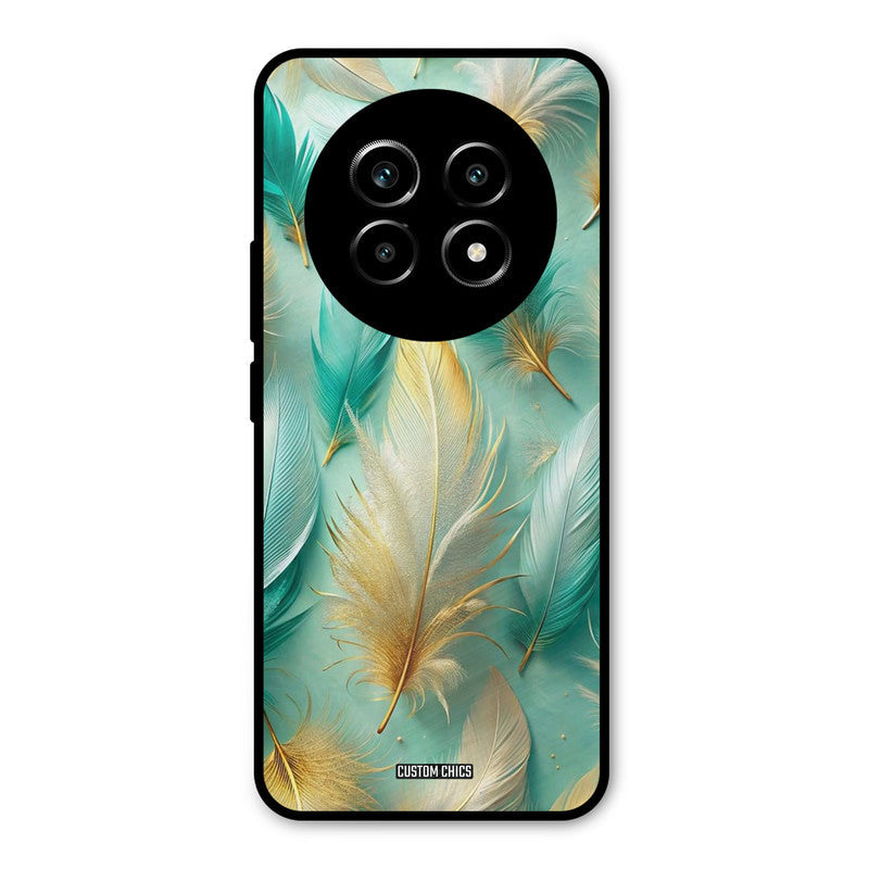 Cute Feather Realme 14 Pro lite Mobile Back Cover - Aesthetic PrintShield Case
