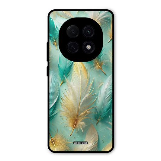 Cute Feather Oppo F29 Pro Mobile Back Cover - Aesthetic PrintShield Case