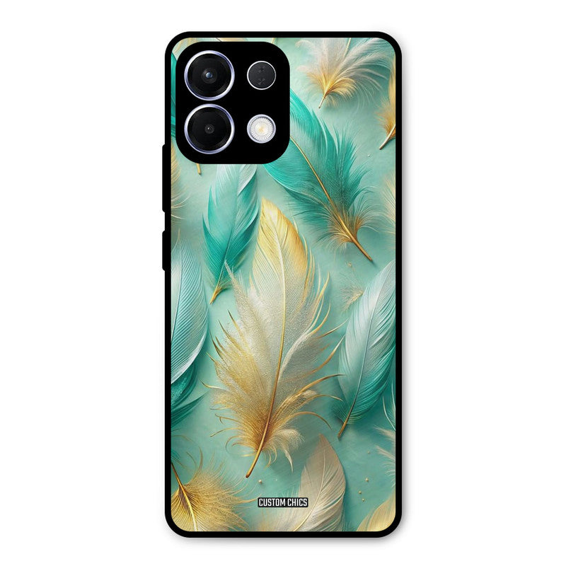 Cute Feather Oppo K13 5G Mobile Back Cover - Aesthetic PrintShield Case