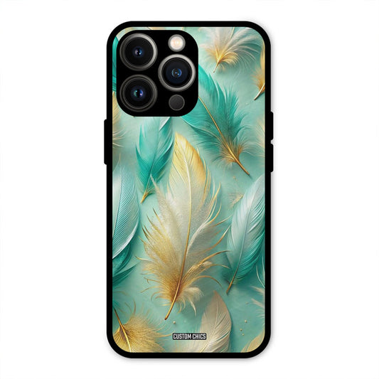 Cute Feather iPhone 13 Pro Mobile Back Cover - Aesthetic PrintShield Case