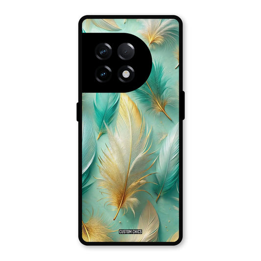 Cute Feather OnePlus 11R Mobile Back Cover - Aesthetic PrintShield Case