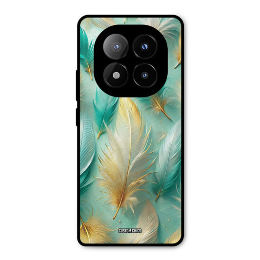 Cute Feather Redmi Note 14 Pro Plus 5G Mobile Back Cover - Aesthetic PrintShield Case