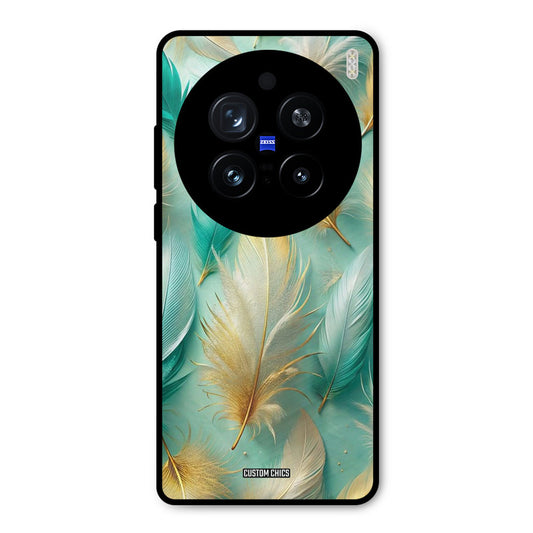 Cute Feather Vivo X200 Pro Mobile Back Cover - Aesthetic PrintShield Case