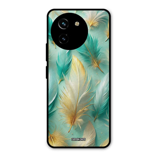 Cute Feather Vivo Y200i Mobile Back Cover - Aesthetic PrintShield Case