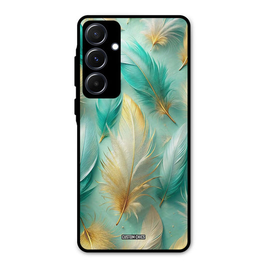 Cute Feather Samsung Galaxy A55 5G Mobile Back Cover - Aesthetic PrintShield Case