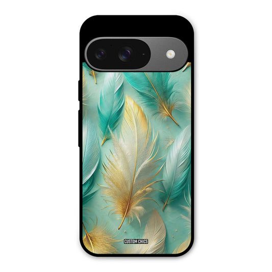 Cute Feather Google Pixel 9 Mobile Back Cover - Aesthetic PrintShield Case