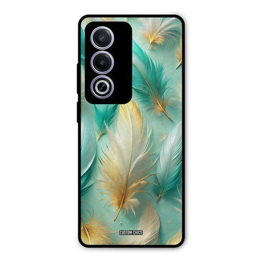 Cute Feather Oppo A3 Pro Mobile Back Cover - Aesthetic PrintShield Case