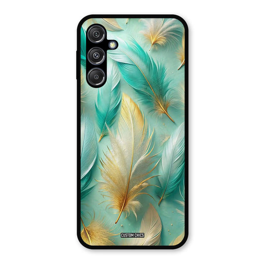 Cute Feather Samsung Galaxy M34 5G Mobile Back Cover - Aesthetic PrintShield Case