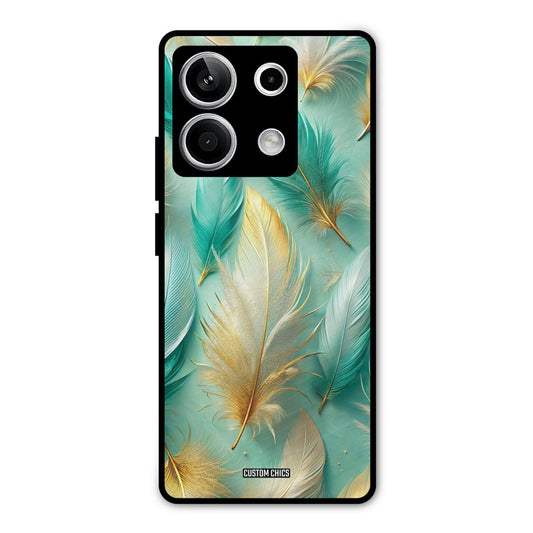 Cute Feather Redmi Note 13 5G Mobile Back Cover - Aesthetic PrintShield Case
