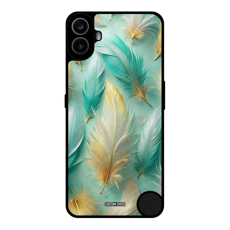 Cute Feather Nothing CMF Phone 1 Mobile Back Cover - Aesthetic PrintShield Case