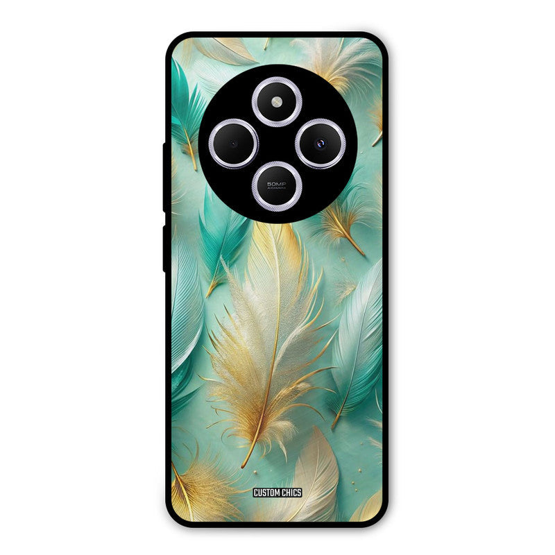 Cute Feather Poco M7 Mobile Back Cover - Aesthetic PrintShield Case