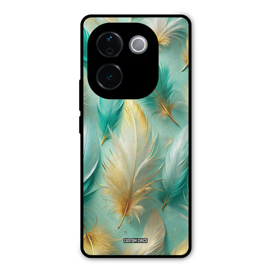 Cute Feather iQOO Z9s Pro Mobile Back Cover - Aesthetic PrintShield Case
