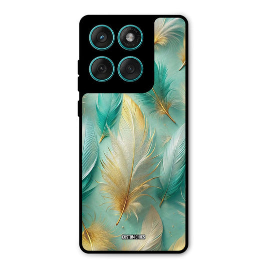 Cute Feather Motorola Edge 60 Mobile Back Cover - Aesthetic PrintShield Case