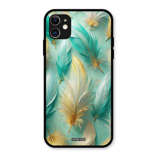 Aesthetic Feather IPhone 11 Mobile Back Cover - Aesthetic PrintShield Case