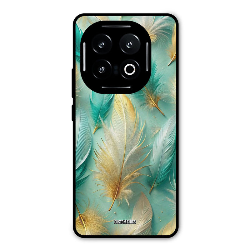 Cute Feather iQOO 13 Mobile Back Cover - Aesthetic PrintShield Case