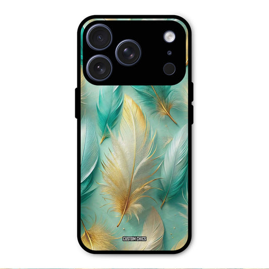 Cute Feather iPhone 17 Pro Mobile Back Cover - Aesthetic PrintShield Case