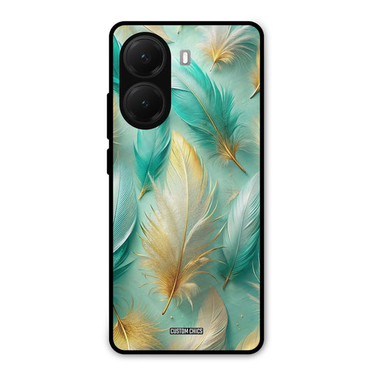 Cute Feather Poco X7 Pro Mobile Back Cover - Aesthetic PrintShield Case
