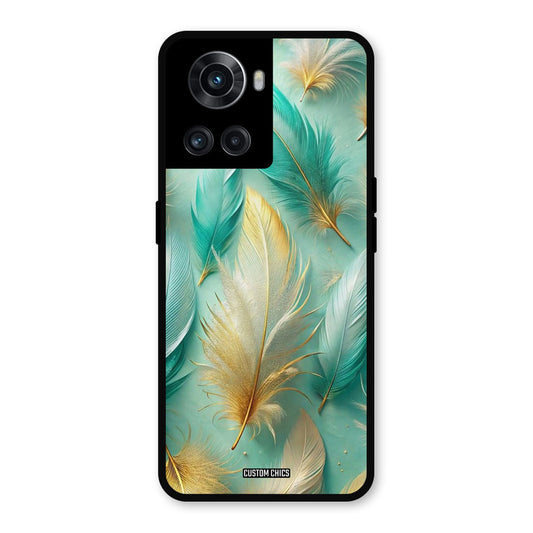 Cute Feather OnePlus 10R Mobile Back Cover - Aesthetic PrintShield Case