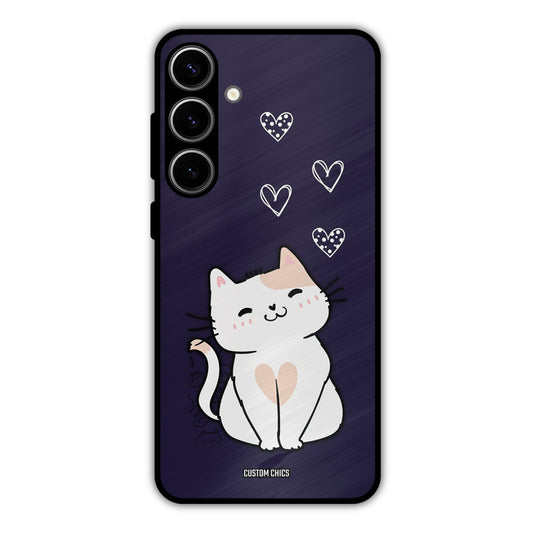 Cute Kitten Samsung Galaxy S24 Plus Mobile Back Cover - Cute PrintShield Case