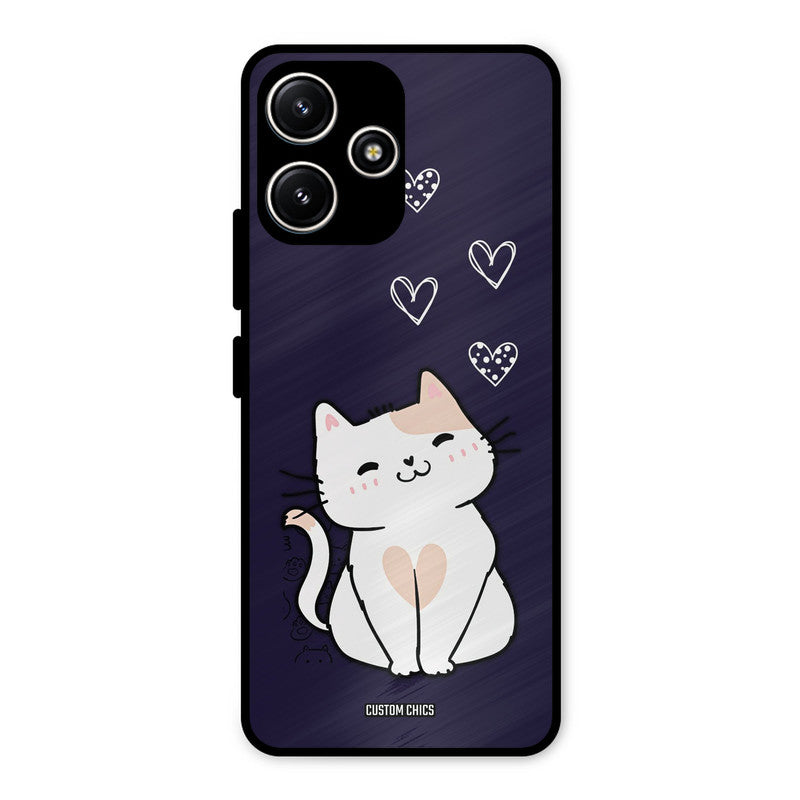 Cute Kitten Redmi 12 5G Mobile Back Cover - Cute PrintShield Case