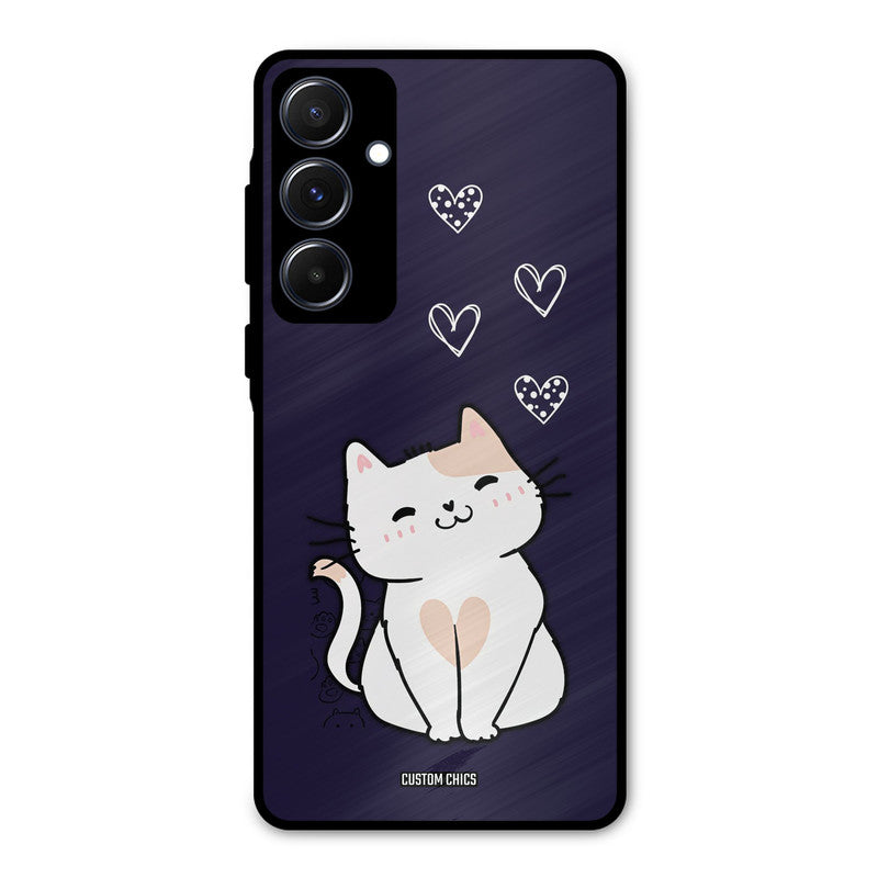 Cute Kitten Samsung Galaxy A55 5G Mobile Back Cover - Cute PrintShield Case