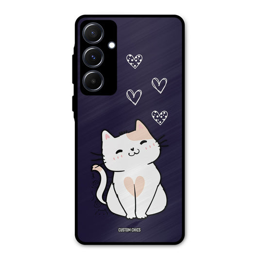 Cute Kitten Samsung Galaxy A55 5G Mobile Back Cover - Cute PrintShield Case
