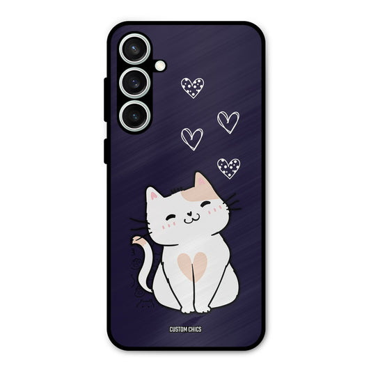 Cute Kitten Samsung Galaxy S23 Mobile Back Cover - Cute PrintShield Case
