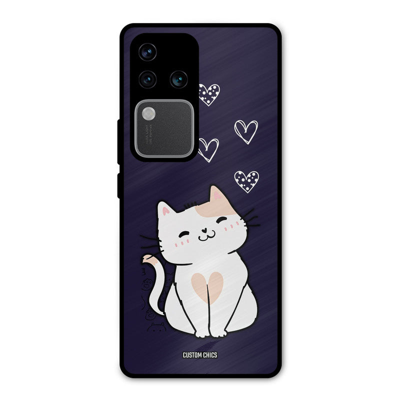 Cute Kitten Vivo V30 Pro Mobile Back Cover - Cute PrintShield Case