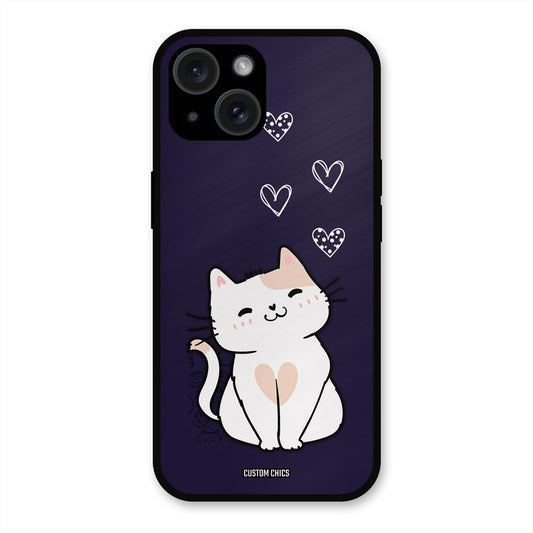 Cute Kitten iPhone 15 Mobile Back Cover - Cute PrintShield Case