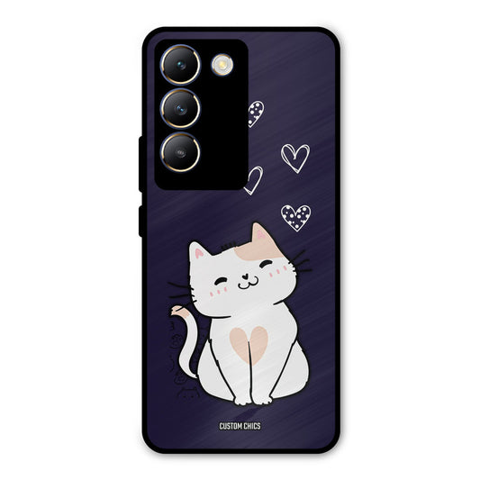 Cute Kitten Vivo Y200e Mobile Back Cover - Cute PrintShield Case