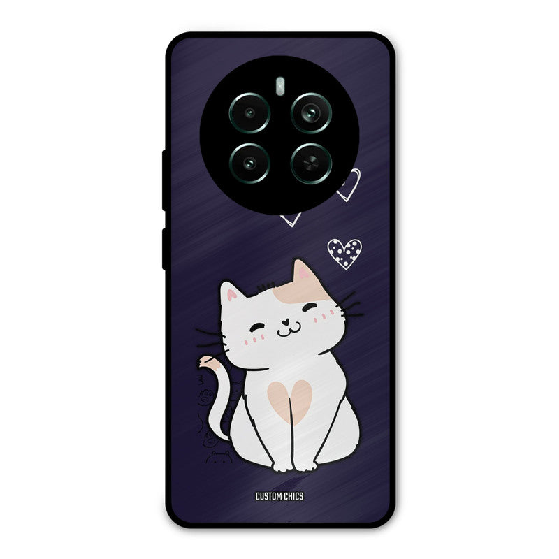 Cute Kitten Realme 12 Plus Mobile Back Cover - Cute PrintShield Case