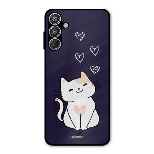 Cute Kitten Samsung Galaxy M15 Mobile Back Cover - Cute PrintShield Case