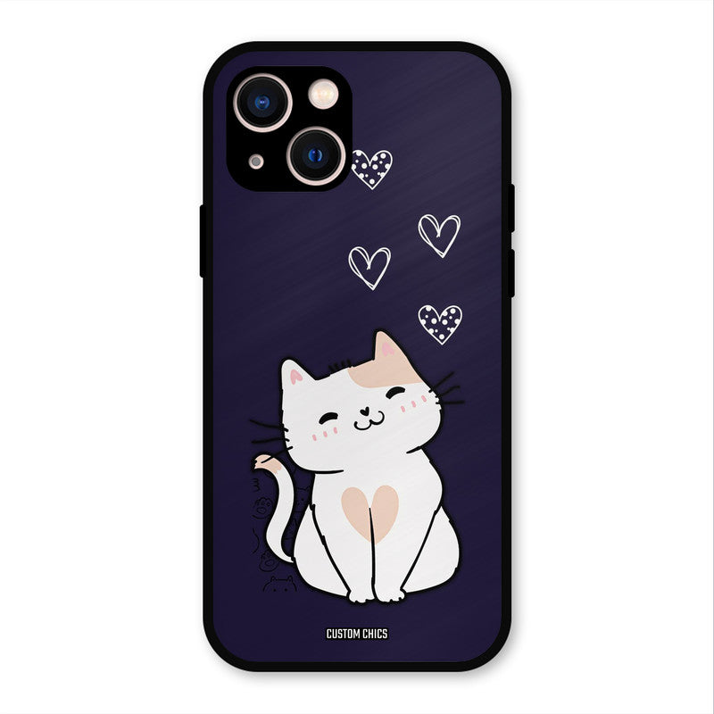 Cute Kitten iPhone 13 Mobile Back Cover - Cute PrintShield Case